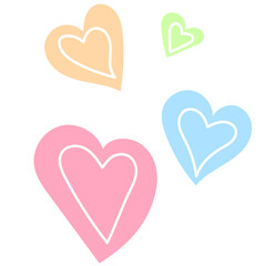 Colorful Love Element