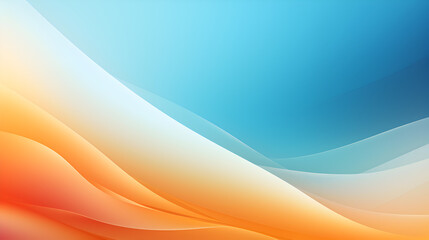 A blue and orange background with a curved line abstract background. HD wallpaper