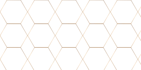 Fotobehang Abstract background with honeycombs seamless pattern hexagon. Abstract background with lines. Modern simple style hexagonal graphic concept. Background with hexagons. © Alibuss
