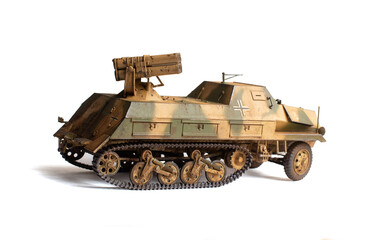Fototapeta premium Scale model of old vehicle