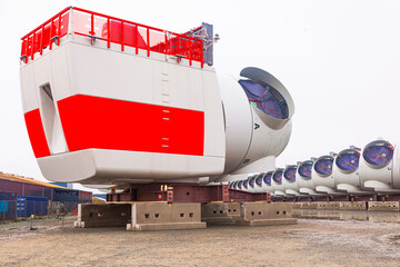 Scanning area for new large wind turbine rotors.