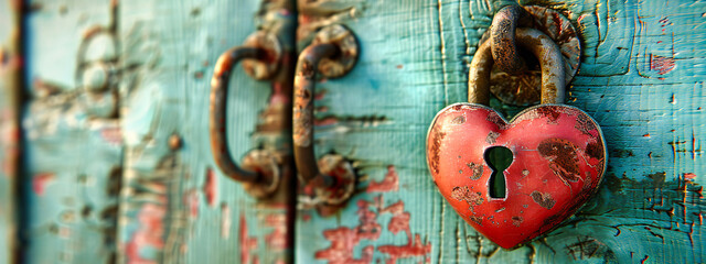 Vintage Locks of Love, Rustic Symbols of Commitment, The Timeless Tradition of Secured Affections