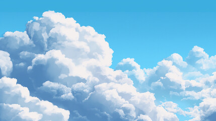 일러스트 구름, 일러스트 하늘, 일러스트 하얀 구름, 만화 구름