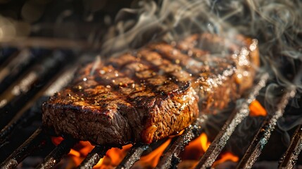 Sizzling Steak A Tasty Treat for Grilling Enthusiasts Generative AI