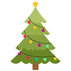 Christmas Tree Illustration