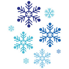 Fototapeta na wymiar Snowflake Vector Illustration