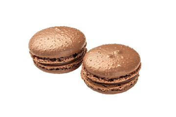 Fototapeta premium macaroons isolated on white