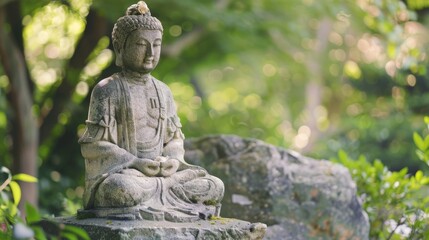 The peaceful discipline of Zen meditation a cornerstone in the quest for Nirvana and spiritual enlightenment