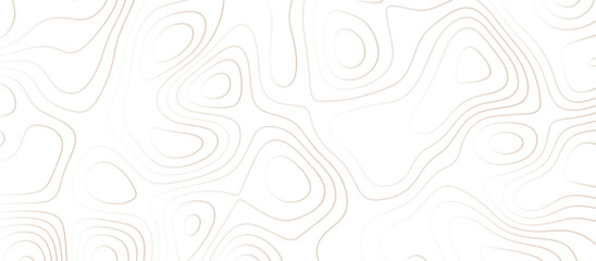 Fototapeta na wymiar Abstract topography wavy line map background. vector illustration. topography map on land vector terrain Illustration. Black on white contours vector topography stylized height of the lines. 