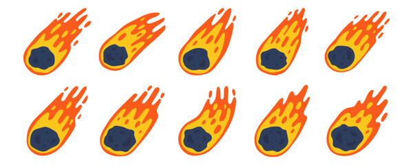 Meteor Clipart © Marliana