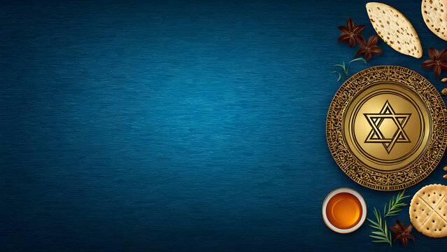 passover background, meal, passover, dinner, AI generated