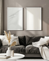 Modern Living Room Interior Design. Generative ai