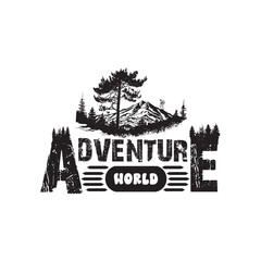 adventure world t-shirt design