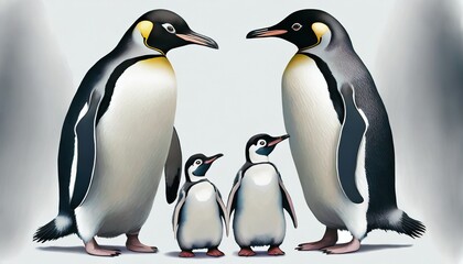 family penguins