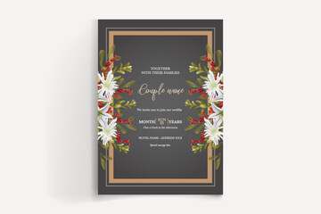 BRIDAL SHOWER FLORAL INVITATION TEMPLATE