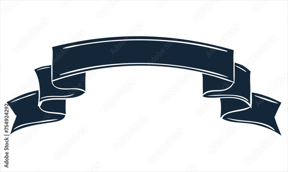 Fototapete ribbon shape vector which can be used to support your design and of course it's free and the color c