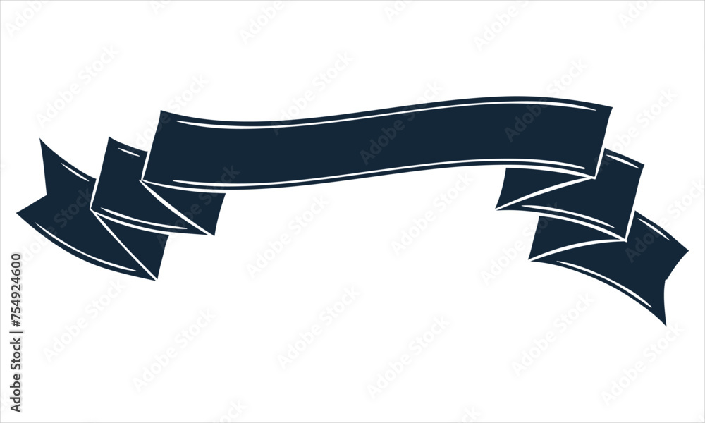 Fototapete ribbon shape vector which can be used to support your design and of course it's free and the color c