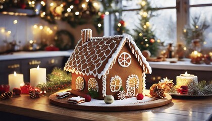 christmas gingerbread house