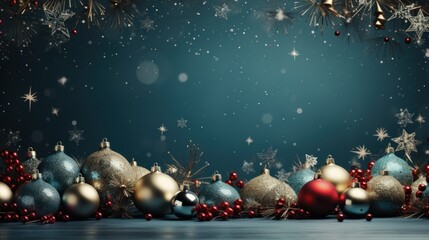 Serene Christmas Background Ideal for Writing Custom Text