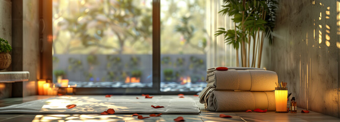 luxury massage spa setting