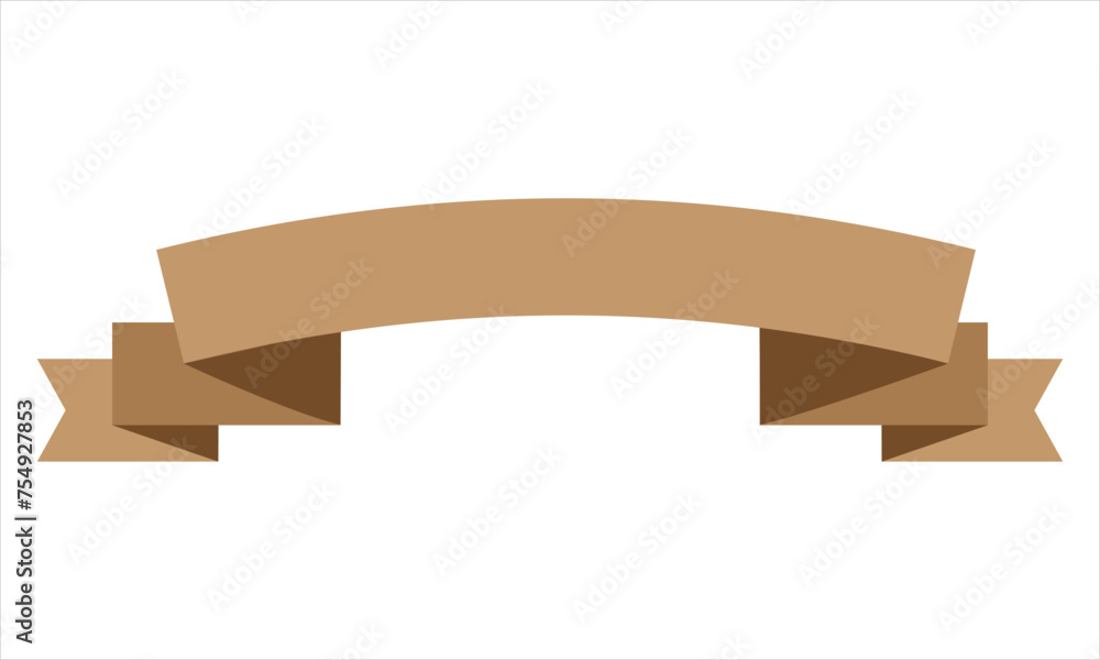 Fototapete Ribbon shape vector which can be used to support your design and of course it's free and the color can be changed according to your needs