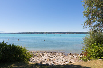 Bucht am Ufer vom Bodensee