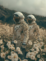 Flowering spacesuits, interstellar journeys