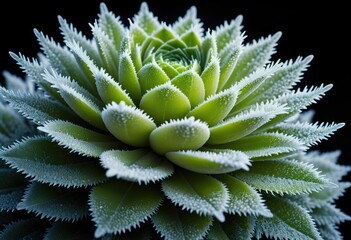 a green succulent plant