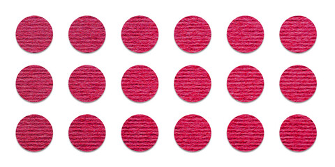 circle paper sticker set or empty sale tag	