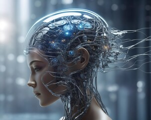 Witness the Synthesis of Data as the Android Interface Connects to a Network of Knowledge.