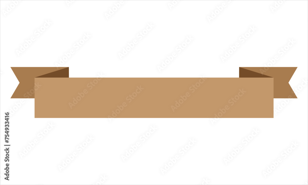 Fototapete Ribbon shape vector which can be used to support your design and of course it's free and the color can be changed according to your needs