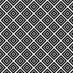 Black and white pattern with a square.