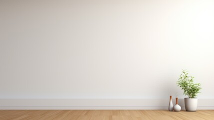 Minimalist Elegance: Modern Stylish Houseplant in Interior Decor. Suitable for your projects and copyspace writing.