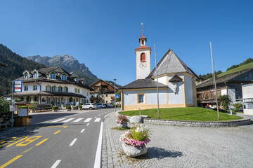 La chiesa filiale del Redentore a Ferrara di Braies, Italy