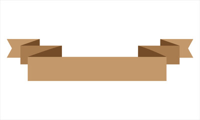 Ribbon shape vector which can be used to support your design and of course it's free and the color can be changed according to your needs