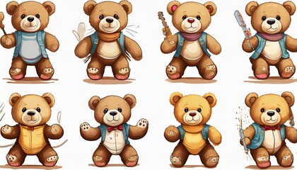 Obraz premium two teddy bears