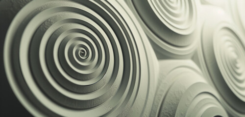 Produce a pattern of concentric ellipses in varying sizes - obrazy, fototapety, plakaty