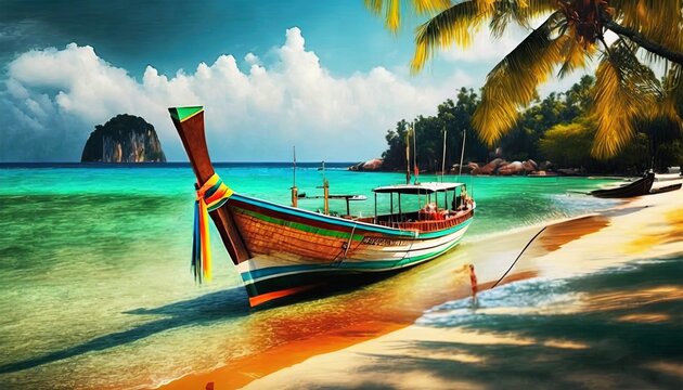 boat on the beach