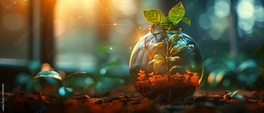 Poster concept of environmental technology. sustainable development goals. sdgs...
