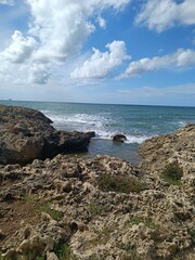 rocky coast of the region sea