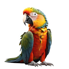 red and yellow macaw