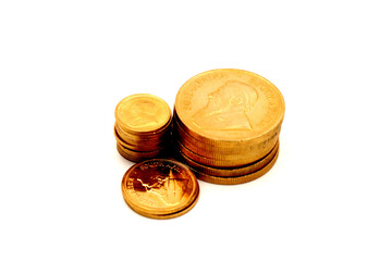 Krugerrand Stack