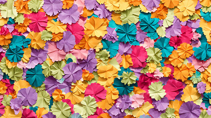 Fototapeta na wymiar multicolored floral background