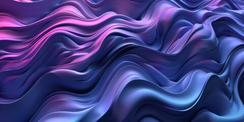 Obraz premium A purple wave with a blue background