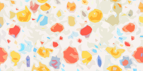 Abstract Floral Seamless Pattern