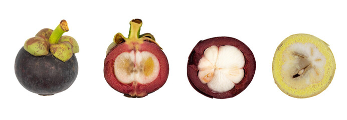 Mangosteen, also known as the purple mangosteen, is a tropical evergreen tree with edible fruit...