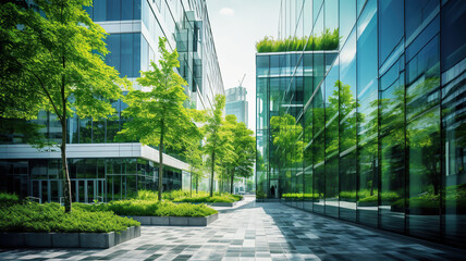 Obraz premium Building in the city