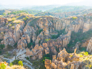 Landscape of Chuxiong Yuanmou Tulin in Yunnan, China