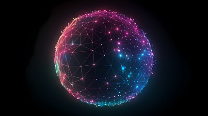 Obraz premium Global network connection concept