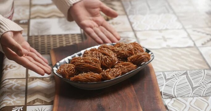 Bouchnikha shines on the platter, a symphony of flavors and textures that speaks to the heart of Moroccan culinary tradition, inviting all to savor its delicious allure